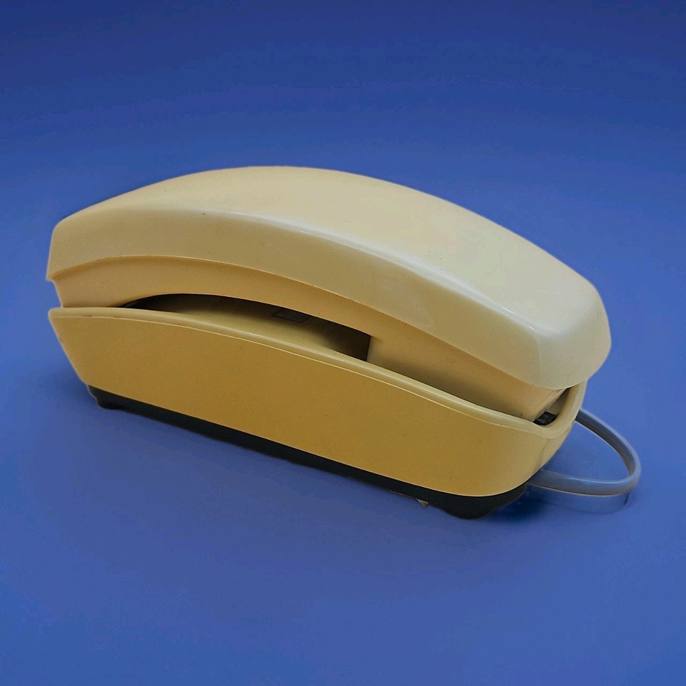 Muraline TD-442 Telephone Landline Trimline Push Button Phone Vintage Beige